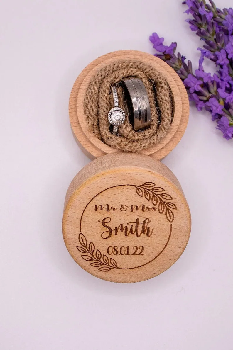 

Wedding Ring Keep Sake Box,Anniversary Gift,Personalised Wedding Ring Box,Wooden Ring Bearer Box,Engagement Ring Box,Ring Holder