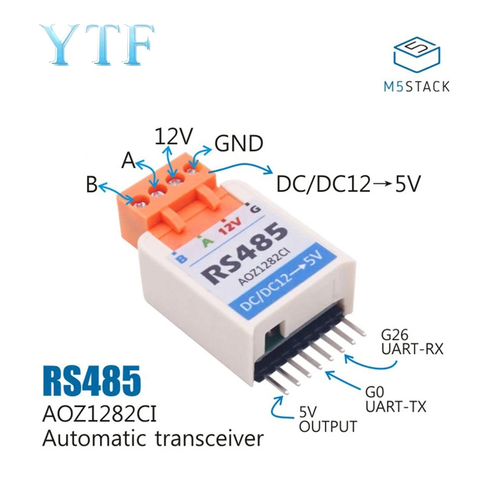 M5Stack Stick C совместимый RS485 HAT TTL-RS485 конвертер содержит SP485EEN | Компьютеры и офис