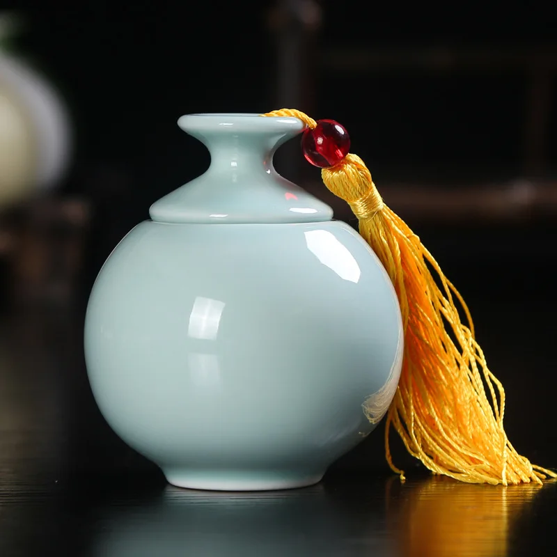 Многофункциональные стеклянные банки разнообразные для чая керамические