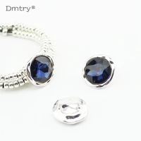 dmtry 5pcslot fashion jewelry handmade diy making findings round crystal spacers beads family activity making fun lc0178