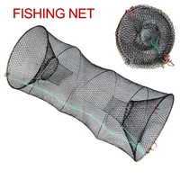 nylon fishing net fish crab crayfish lobster catcher pot automatic trap collapsible trap cast keep net umbrella cage x597b