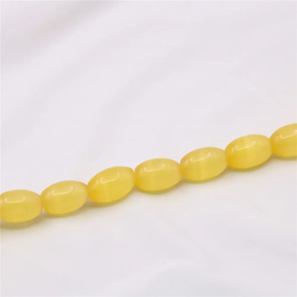 Новинка Лидер продаж модный светло желтый опал полудрагоценный кристалл кошачий