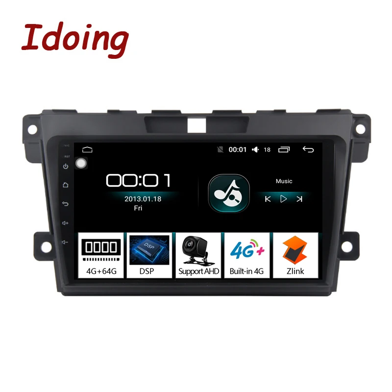 Idoing 2.5D IPS экран Автомобильный Android Радио Видео мультимедийный плеер для MazdaCX 7 CX CX7