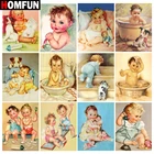 Картина Стразы HOMFUN, алмазная живопись, декор сделай сам, Детская игра, вышивка крестиком, узор, вышивка