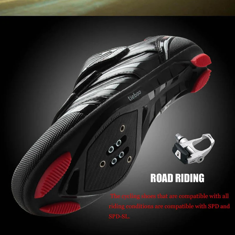 TIEBAO профессиональная обувь для велоспорта шоссейного велосипеда самозащиты