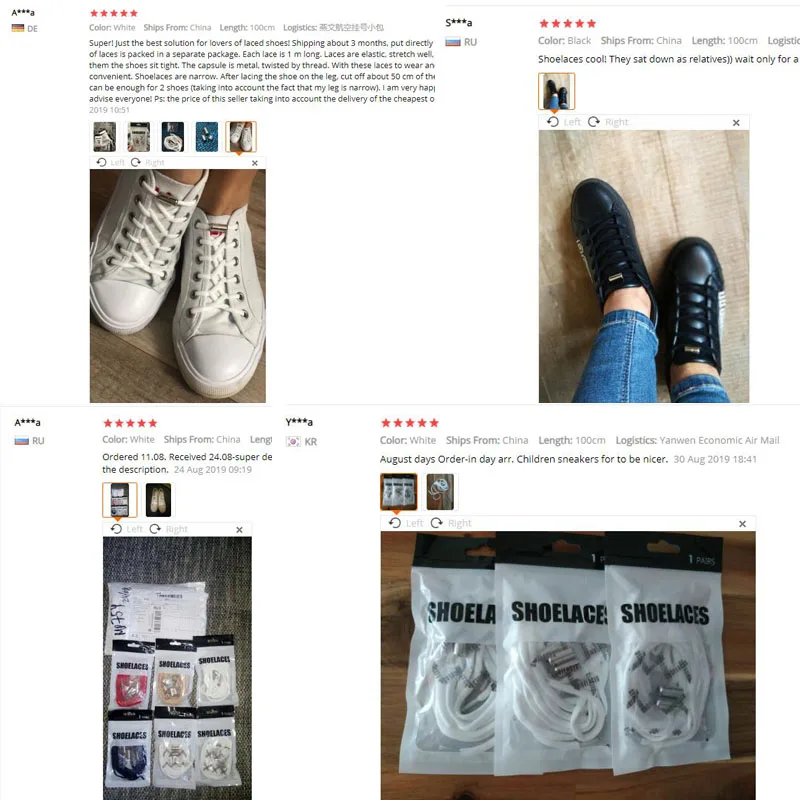 1 Pair Elastic Shoelaces Round Metal lock No Tie Shoe Laces Kids Adult Leisure Sneakers Quick Safety Lazy Lace Unisex 21 Colors