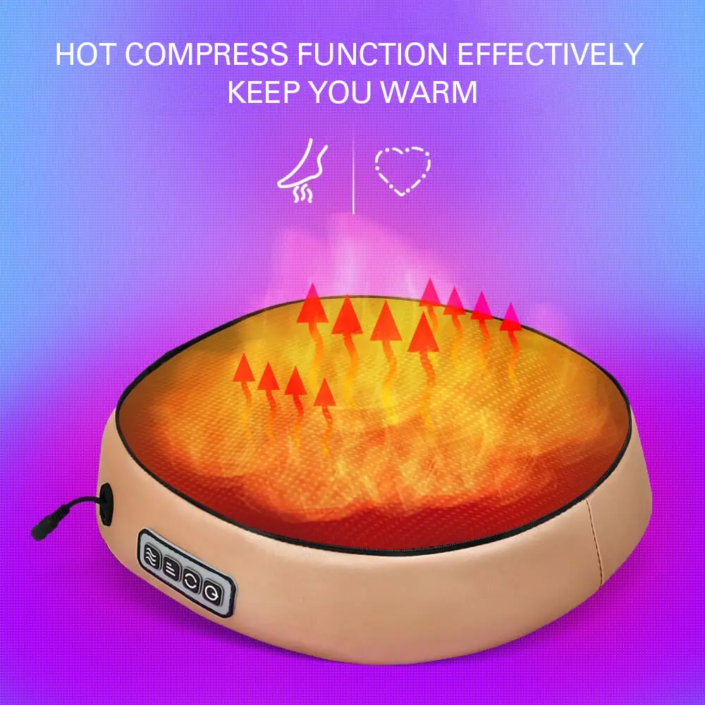 Массажер для ног OLIECO Электрический с подогревом вибратор 3D стимулятор спины