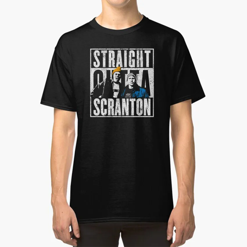 

Straight Outta Scranton - Lazy Scranton T - Shirt The Office Office Dwight Schrute Jim Halpert Pam Beesly Steve Carell Dunder