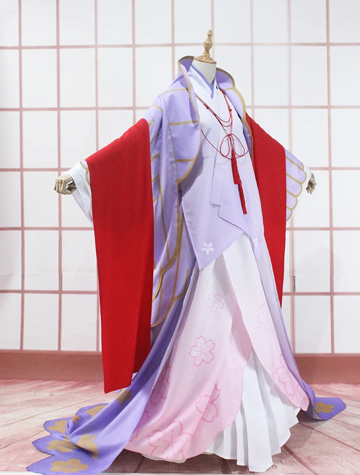 [Customize] Game Onmyoji SR Sakura Gorgeou Ying Huayao Kimono Cosplay Costume For Women Halloween Carnival Free shipping New
