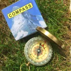 Карманные часы G50 из чистой меди, Ретро Флип-компас, уличный альпинистский Многофункциональный светящийся компас с чехлом