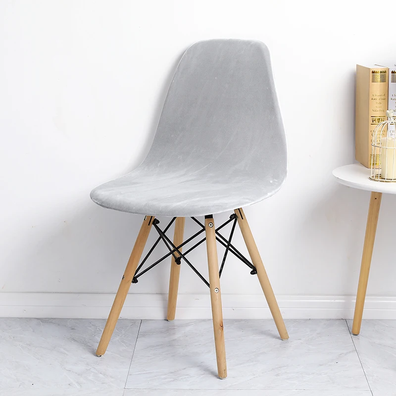 

Seat Cover For Shell Chair Washable Removable Armless Shell Chair Cover Banquet Home Hotel Slipcover Seat Covers 1/4/6/8 Pieces