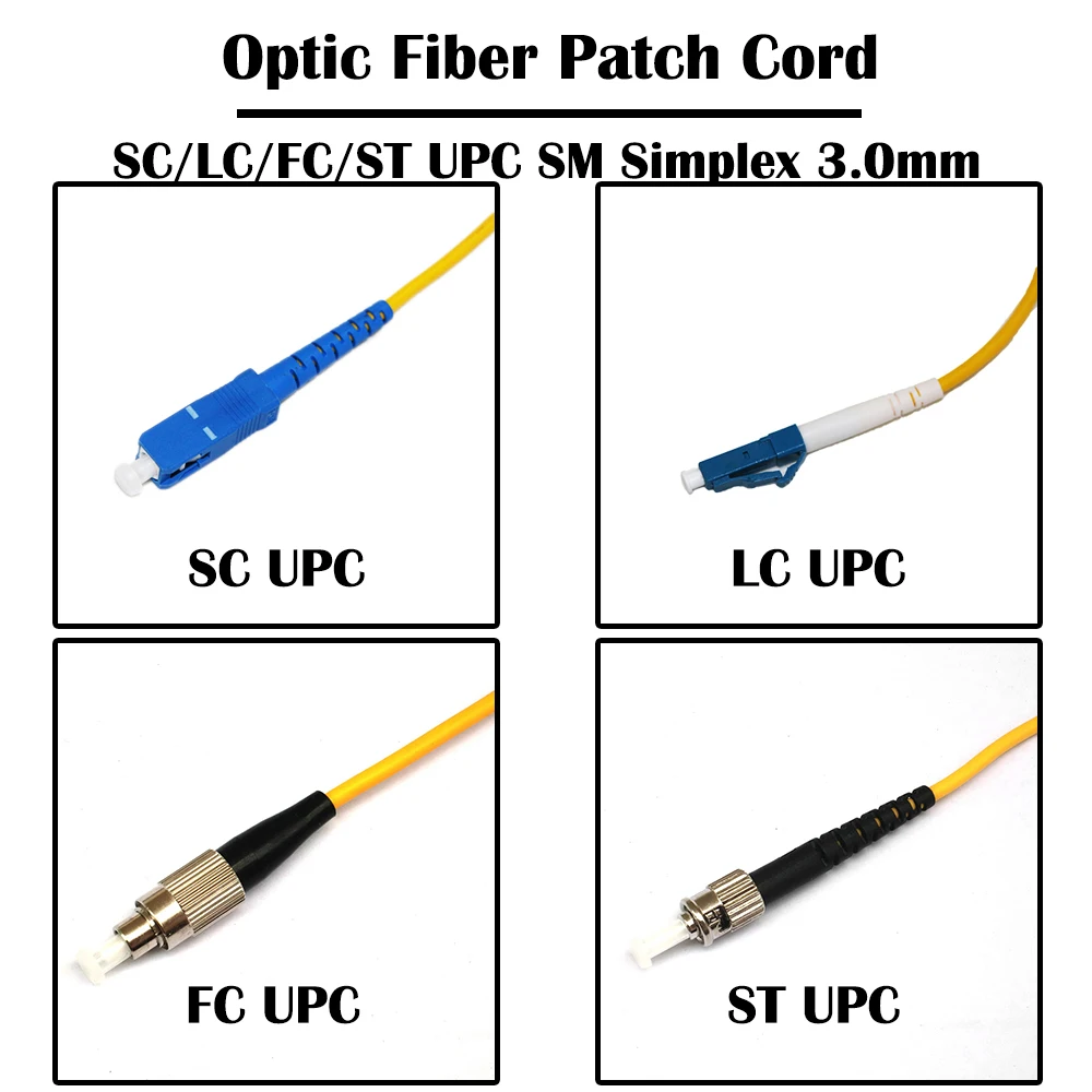 5 шт./лот LC UPC к 1 м/2 м/3 м/5 м/7 м/10 м/15 м/20 м оптоволоконный Соединительный шнур