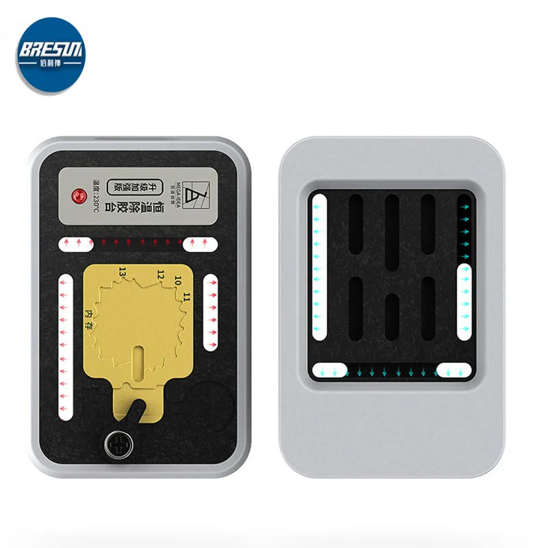 Фиксатор QIANLI Hot Stone NAND для IPHONE 7-11 Pro Max Сварочная платформа с чипом и сканером