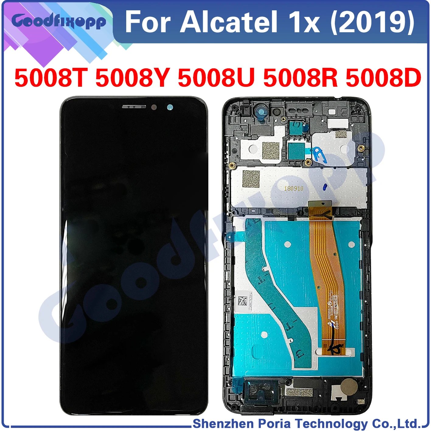 100% протестированный дисплей AAA для Alcatel 1x (2019) 5008T 5008Y 5008U 5008R 5008D|Экраны мобильных