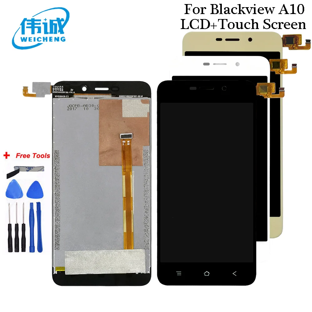 WEICHENG 100% протестированный хорошо Blackview A10 ЖК дисплей + фотография для Бесплатные