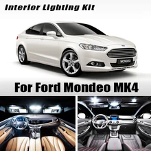 12 шт. светодиодный автомобильный светильник для Ford Mondeo MK4 Canbus