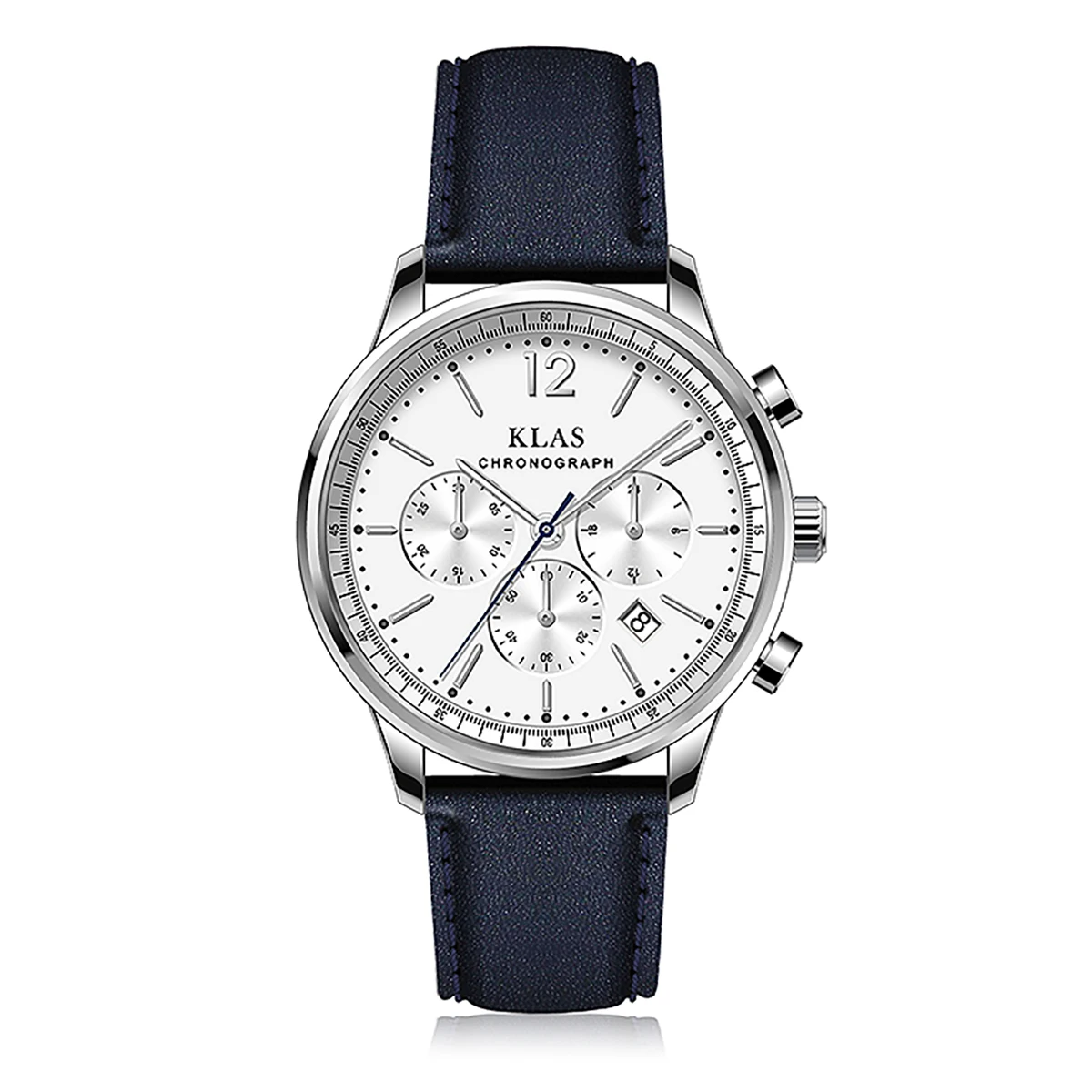 New Men's watches top luxury brand sports quartz timepiece men's timepiece waterproof watch leather 316 stainless  KLAS Brand