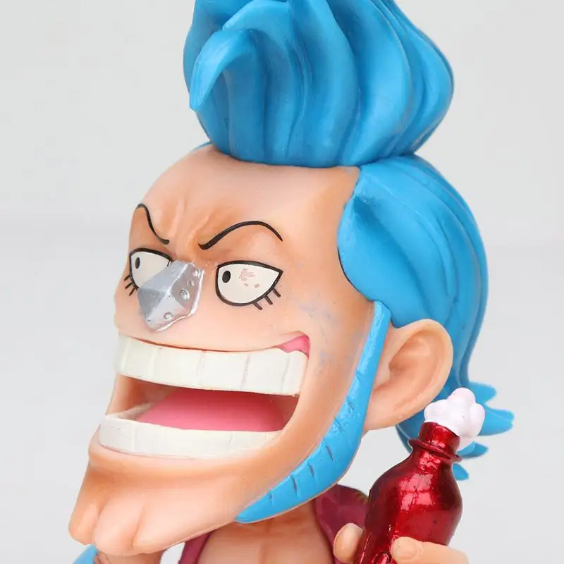 Luffy Figure one piece Figure Sanji Roronoa Зоро удерживает винную бутылку Franky Автомобильные украшения GK ver. ПВХ модель подарок аниме фигура