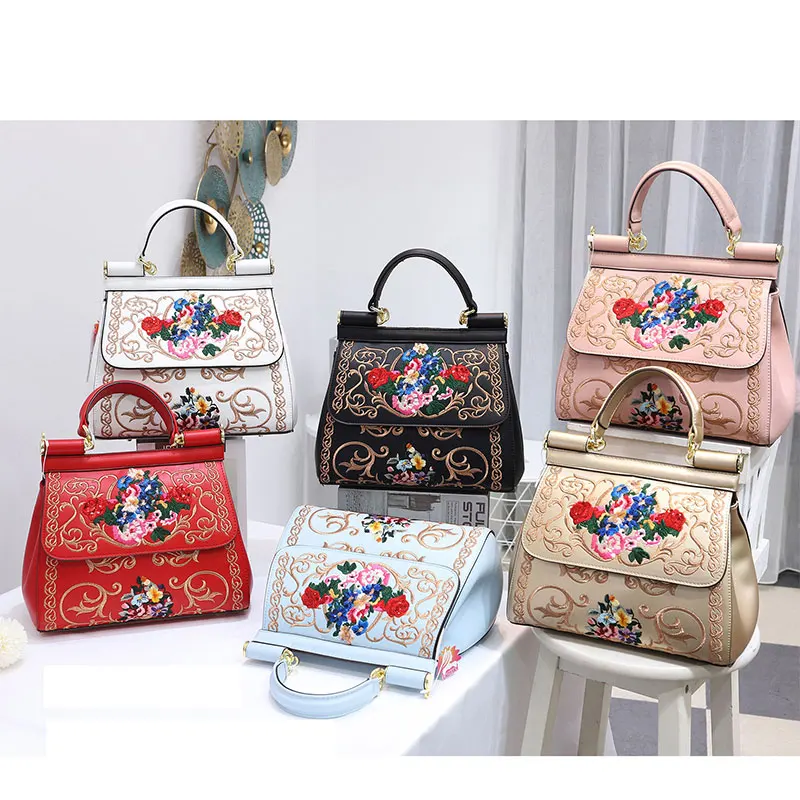

2020 Flower Brede Handbags High Quality Ladies Bags With Box