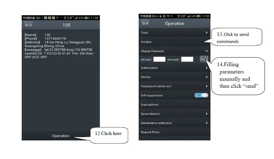 Бренд Coban Gsm/gprs отслеживающий автомобильный gps-трекер Tk103a Tk103 Gps103a трекер в реальном времени датчик удара двери Acc сигнализация