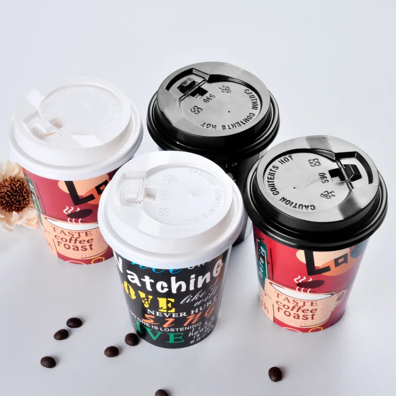 50 шт. американский стиль Творческий для маленьких одноразовые чашки кофе 450 мл