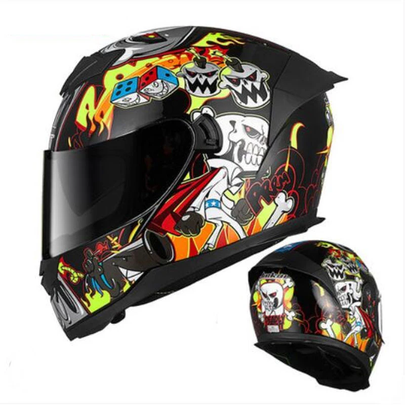 

Quality Motorcycle Helmet Moto Mujer MTB Full-covered Full Face Motorcross Casco Capacetes Quality Bagger Mopeds Tracker Casque