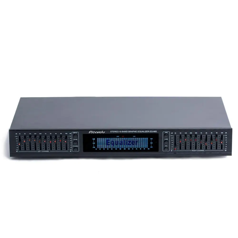 EQ665 эквалайзер Hi Fi Домашний 20 сегментный стереозвук с высокозвуковой