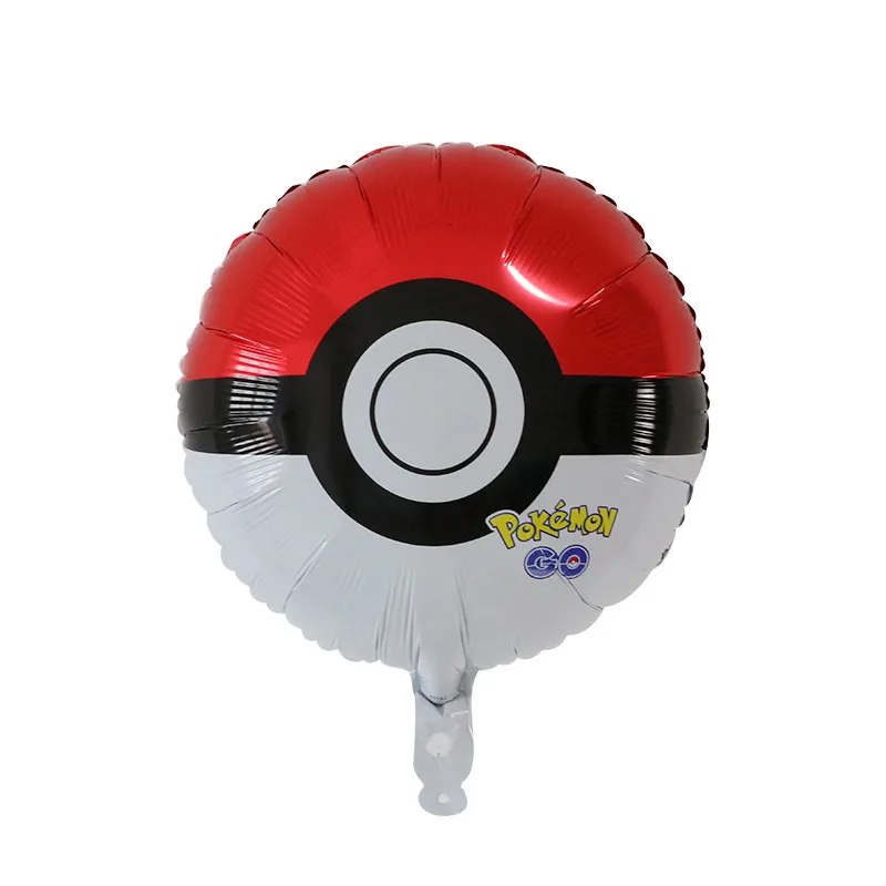 5 шт. воздушные шары из фольги с рисунком Пикачу Pokemon Go, детские надувные игрушки, гелиевые шары на день рождения, Детские вечерние украшения