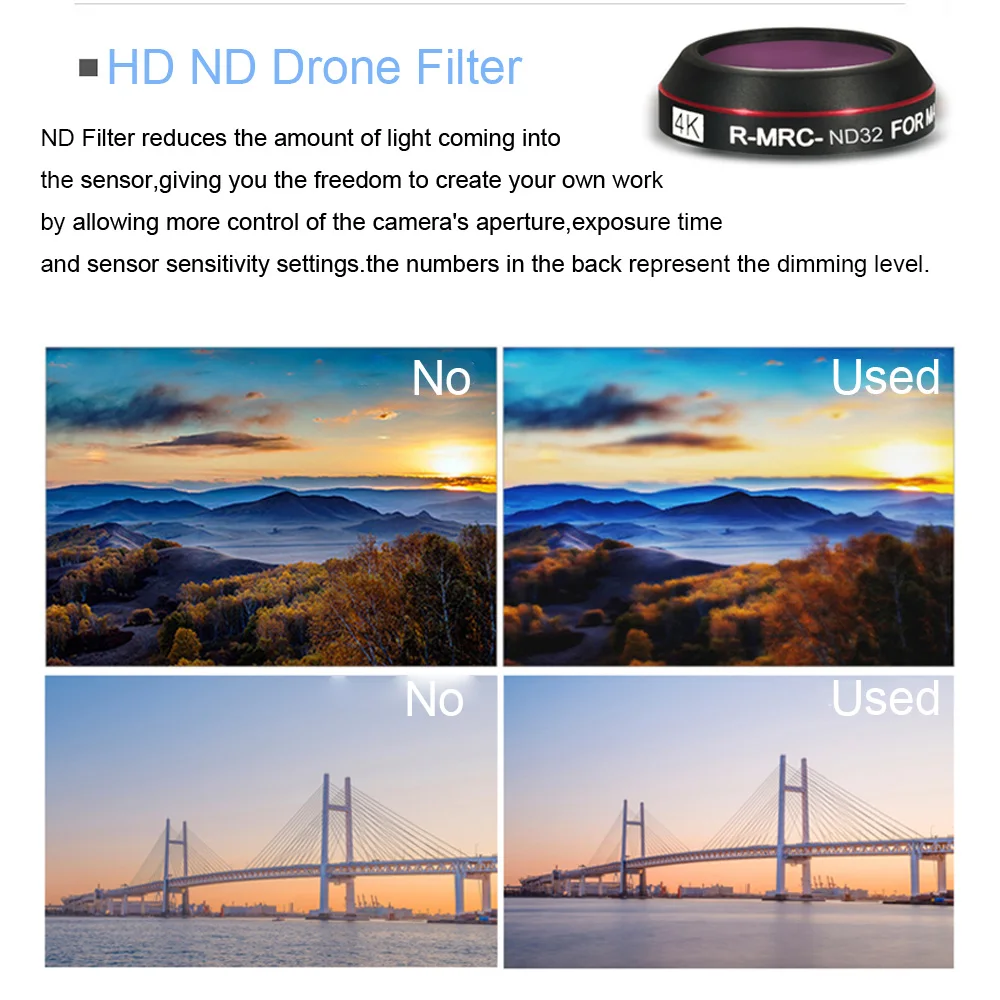 фильтр для дрона для dji mavic pro cpl uv star nd 4 8 16 32