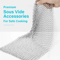 SOVIDER Sous Vide Sinker Weight Food-Grade Stainless Steel Mesh for Safe Even Cooking Container Kitchen Appliances Accessories