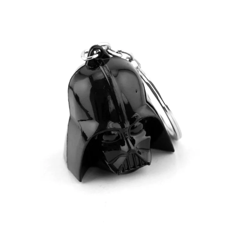 

ZXMJ Star Wars Darth Vader 3D head model keychain cosplay moive charactor Alien robot fashion pendnat key holder mask keyring