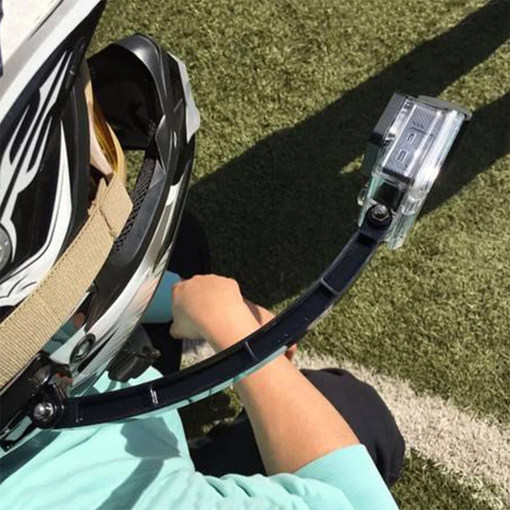 Крепление на шлем из алюминиевого сплава для GoPro Hero 7 5 6 4 Yi SJCAM SJ4000 H9 Спортивная