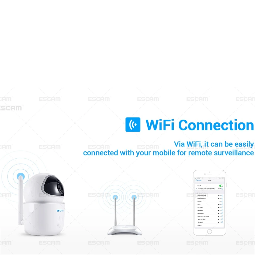 Ip-камера ESCAM QF903 1080P объектив 3 6 мм Мп P2P инфракрасная камера ночного видения PTZ/Tilt
