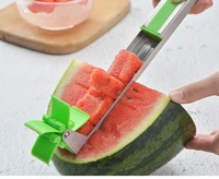 windmill watermelon cutter plastic slicer for cutting watermelon power save cutter fast fruit cutting tools