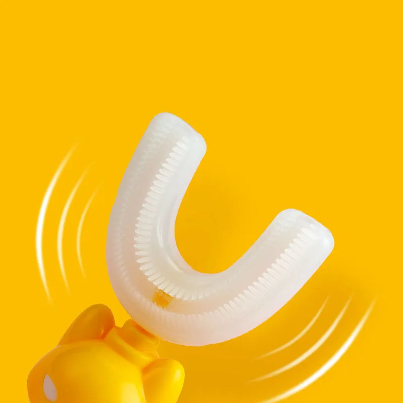 Cepillo de dientes el&eacute;ctrico s&oacute;nico inteligente para ni&ntilde;os, limpieza de entrenamiento con dibujos animados, autom&aacute;tico, con boca-3