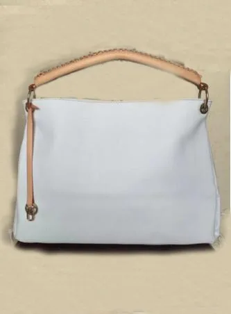 

Hot sale Classic shoulder shoulder bag Large capacity Dead canvas Real oxidizing leather trend lady purse free shippi