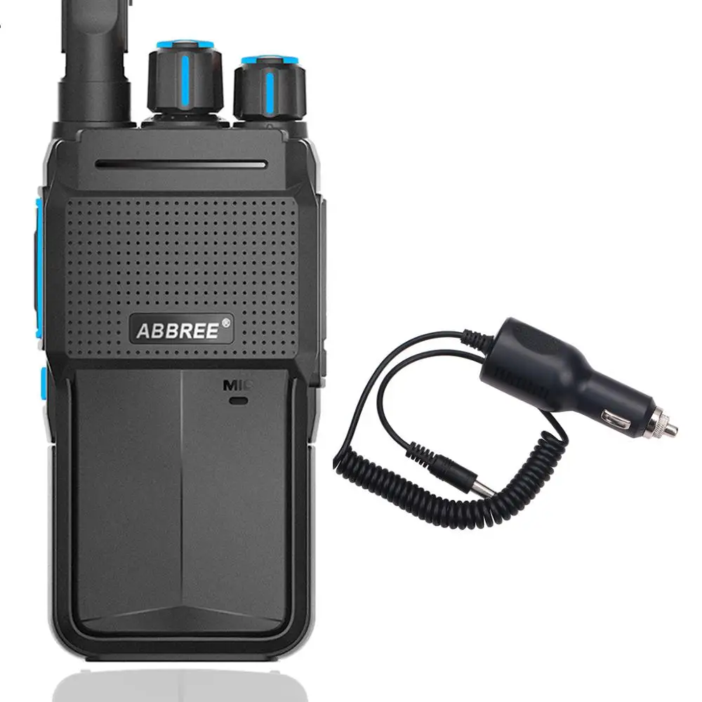 ABBREE AR-F2 мини иди и болтай Walkie Talkie двухстороннее Радио BF-888S UV-5R(двухстороннее радио-2 шт.)(передающая радиоустановка) uhf диапазона 400-480 Любительское радио МГц - Цвет: add car charger