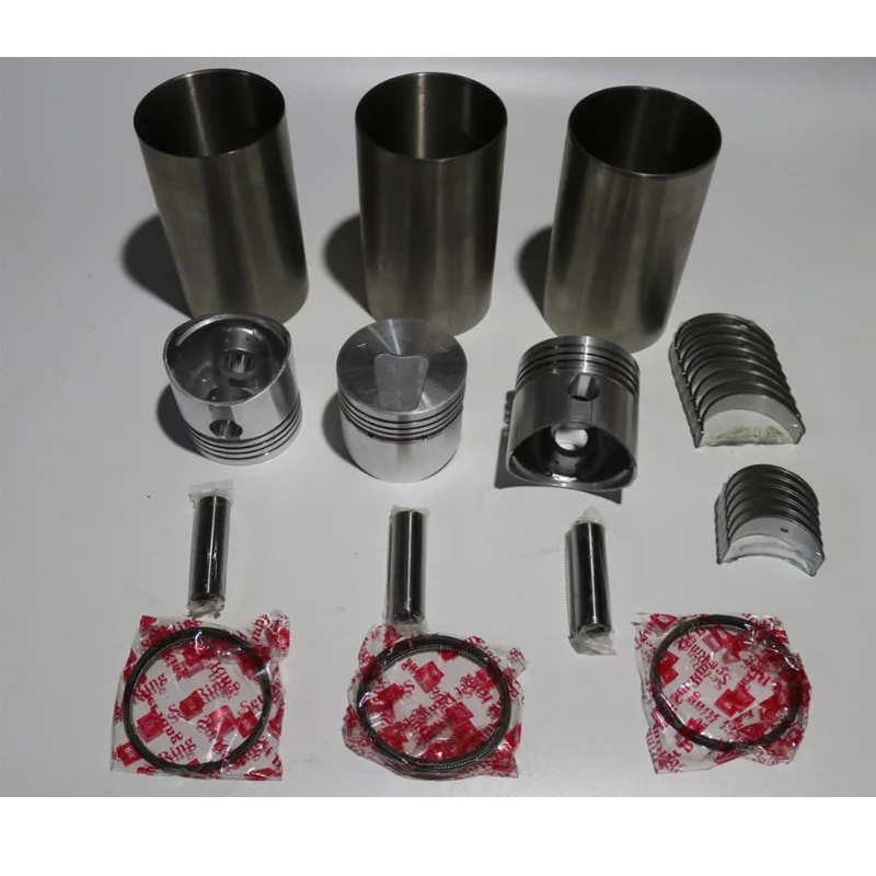 

For excavator MITSUBISHI K3D rebuild kit piston ring cylinder liner gasket bearing set