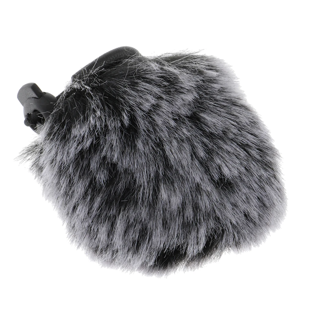 Ветрозащитная муфта микрофон для камеры меховые ветрозащитные экраны