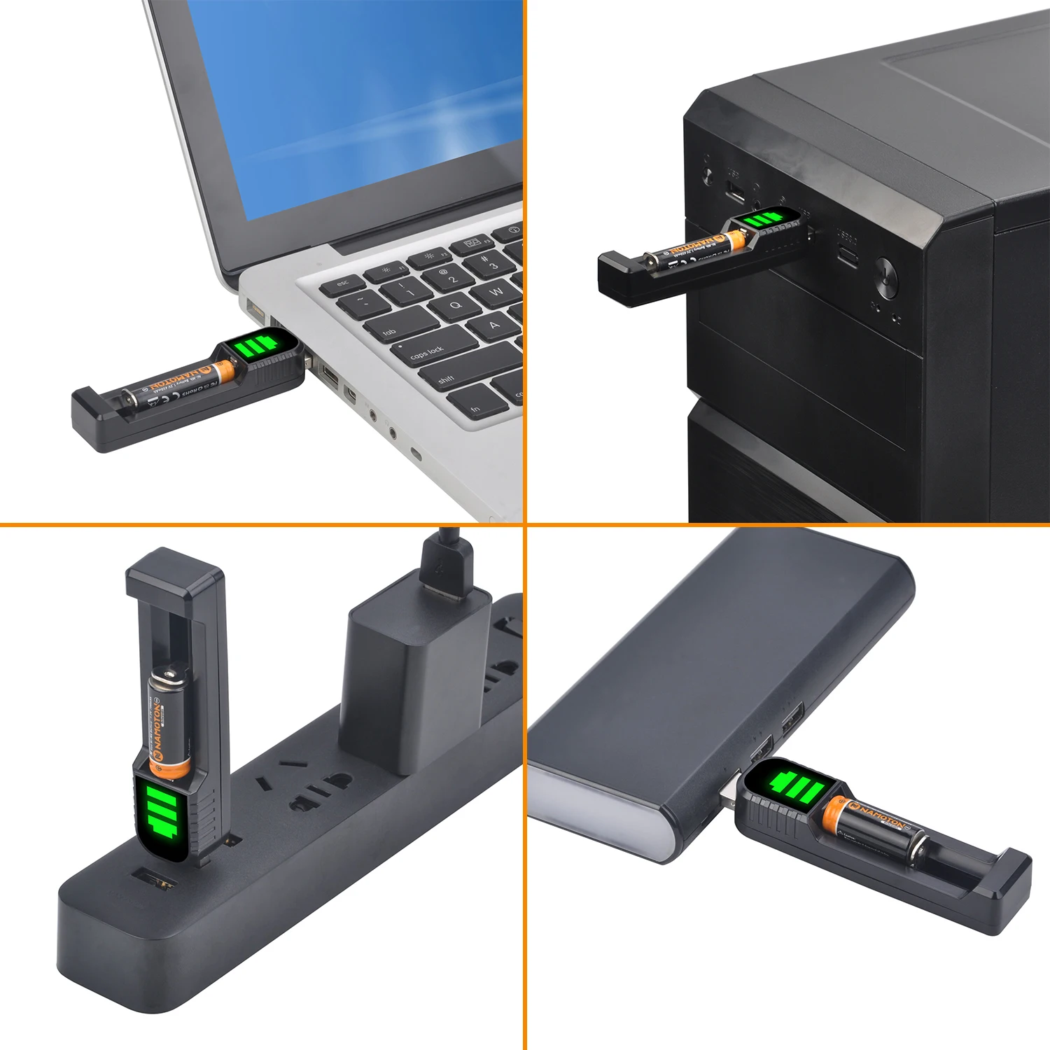 Перезаряжаемая батарея AAAA Ni-MH с зарядным устройством для поверхностного