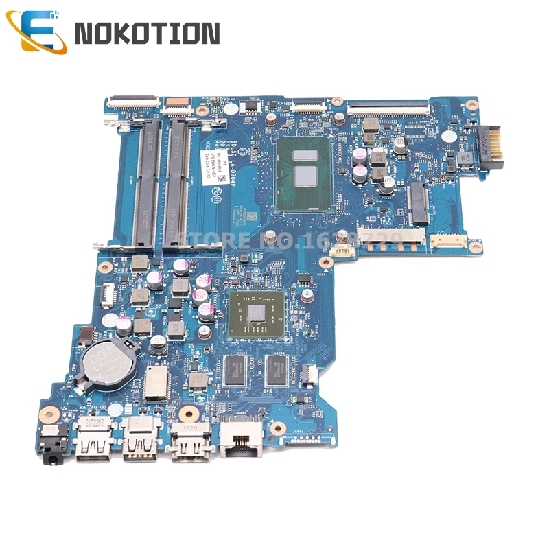 NOKOTION 854936-601 854936-001 аккумулятор большой емкости для hp 15-AY 15-AY015DS ноутбук motherbard BDL50 LA-D704P I5-6200U Процессор R5 M330 GPU