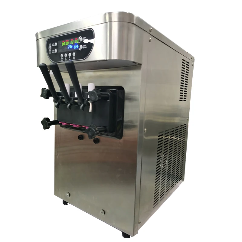 Коммерческая Машина для мягкого мороженого десертного магазина 3 вкуса
