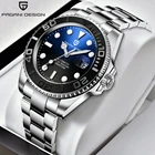 Часы PAGANI мужские, из нержавеющей стали, водонепроницаемые, автоматические, для дайвинга, 100 м