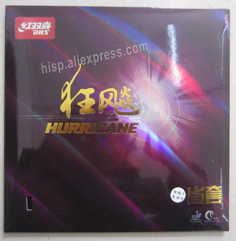 

Оригинальная синяя губка DHS, провинция Hurricane 3, резиновые прыщи для настольного тенниса с губкой