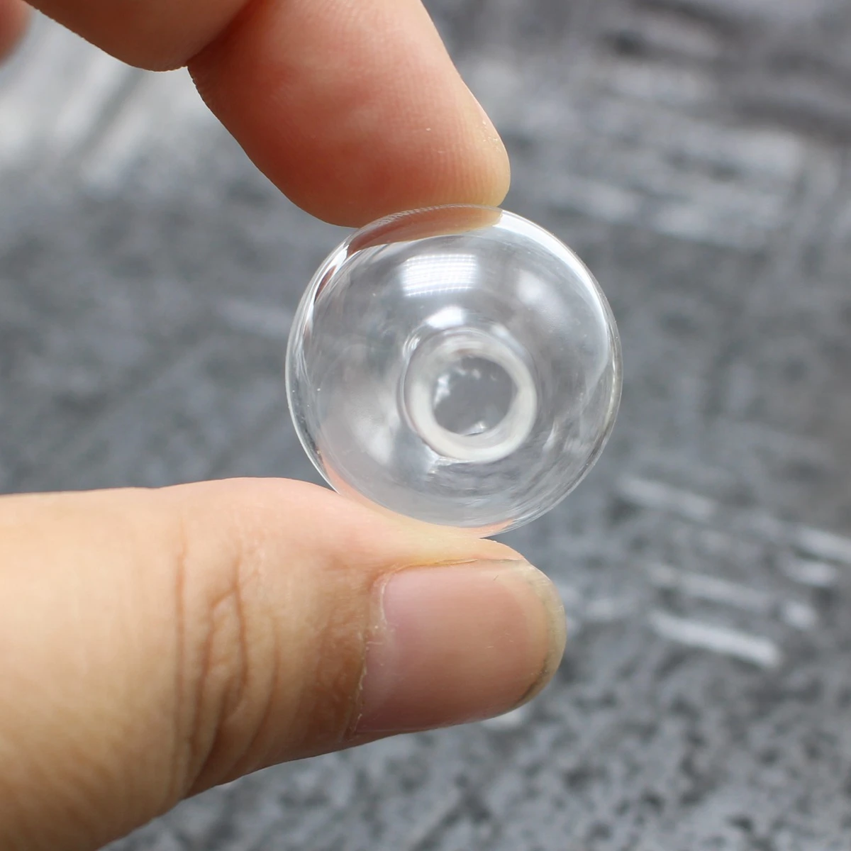 2 набора прозрачных пустых 3D стеклянных подвесок в форме сердца медальон с