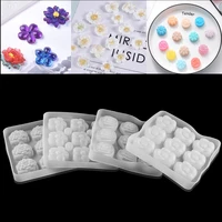 1pcs 3d flower silicone molds fondant craft cake candy chocolate sugar ice pastry baking tool mould soap mold cake decorator
