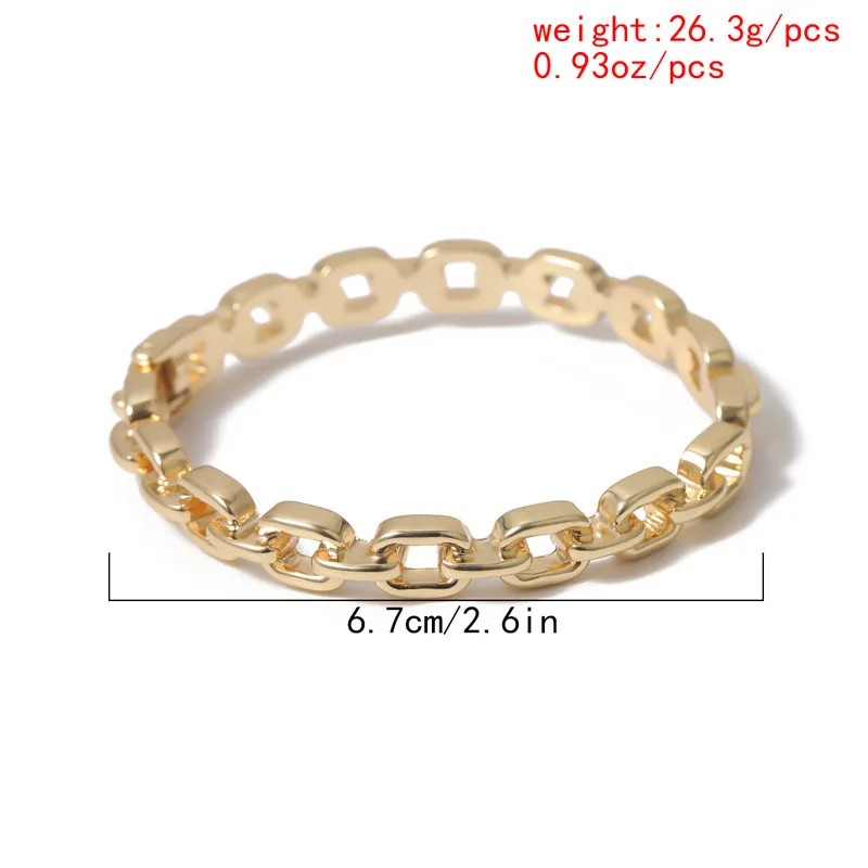 Браслет на запястье с металлической цепочкой в стиле панк браслеты для женщин и