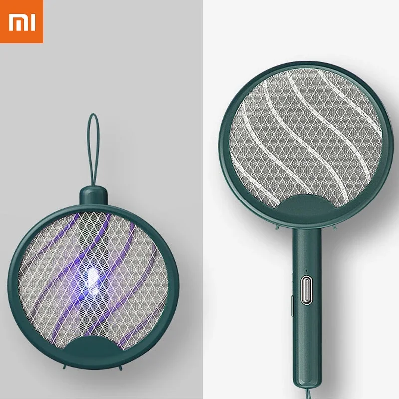 

2021 New Xiaomi Jordan&judy Foldable Electric Mosquito Swatter Portable USB Charging LED Mosquito Dispeller Foldable Insect Trap
