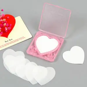 

20pcs Portable Heart Shape Paper Soap Disposable With Soap Box Mini Soap PaperTravel Bath Soap Paper Hand-washing Soap