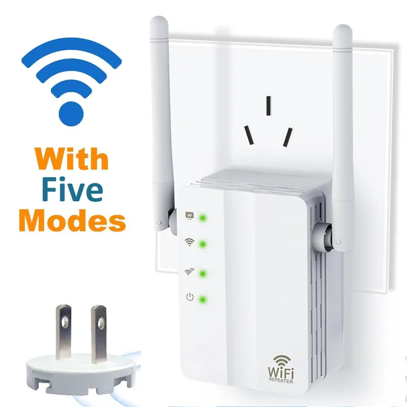 2 4 ГГц 300 м настенный разъем WiFi повторитель беспроводной приемник маршрутизатор